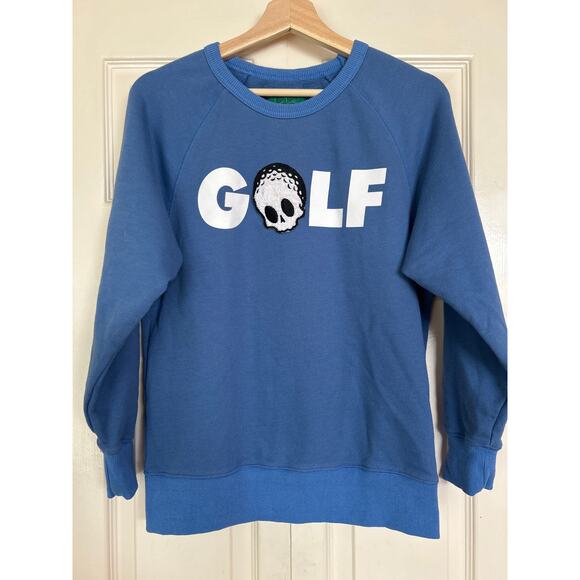 Bad Mulligan GOLF Skull Sweatshirt - Picture 1 of 5
